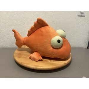 The Simpsons Blinky Three Eyed Fish Plush Orange Universal Studios Matt Groening